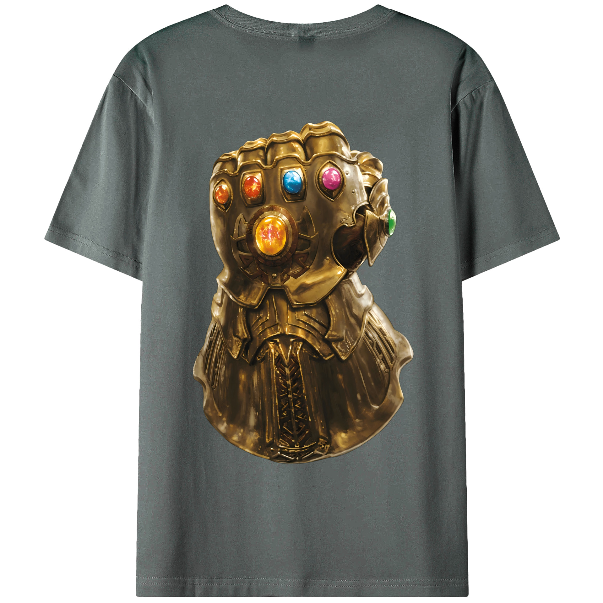 （画像用） アベンジャーズ The Avengers 綿100％ メンズ半袖Tシャツ（バックプリント） 通気性